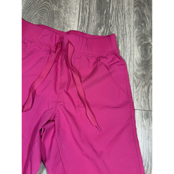 Women's Pink Jogger scrub Pants - Picture 3 of 7